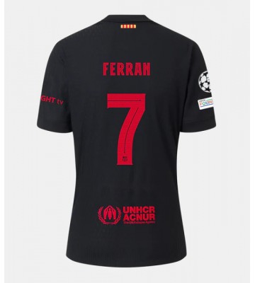 Barcelona Ferran Torres #7 Segunda Equipación 2024-25 Manga Corta